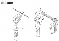 Bosch 3 603 A74 000 Advancedimpact 900 Percussion Drill 230 V / Eu Spare Parts